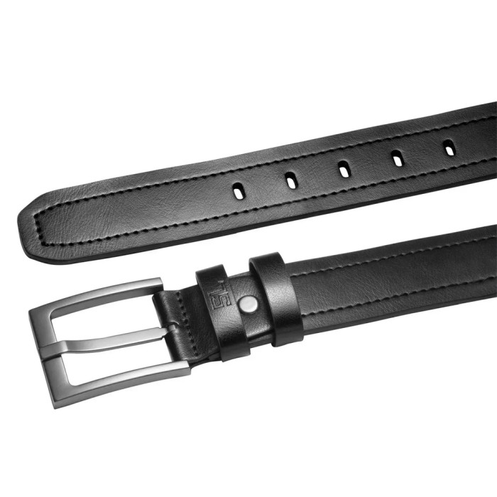 Ремень мужской кожаный Semi Line Black (P8236-0 S)  