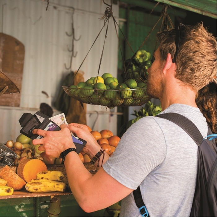 Кошелек RFID Lifeventure Tri-Fold Wallet, Black  