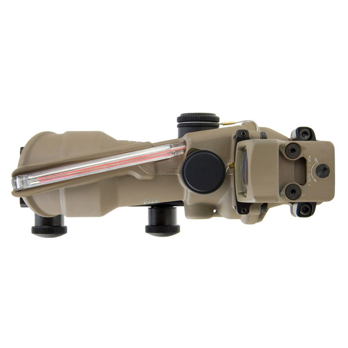 Комплект Trijicon Прицел оптический ACOG 4x32 BAC и прицел коллиматорный RMR 3.25 МОА FDE  