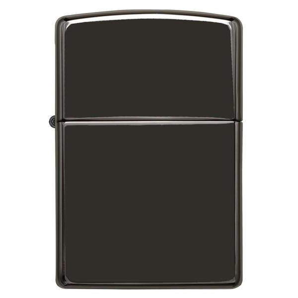 Зажигалка Zippo Ebony чёрная полированная 24756  