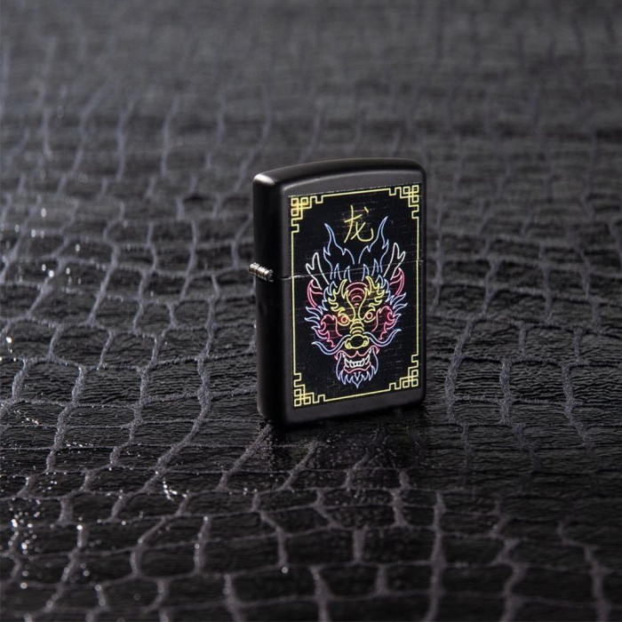 Зажигалка Zippo 218 Neon Dragon Design (49396)  