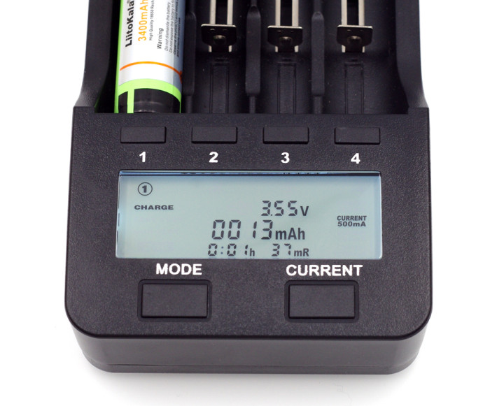 Зарядное устройство Liitokala Lii-500, 4 канала, Ni-Mh/Li-ion, 220V/12V, Powerbank, Test  