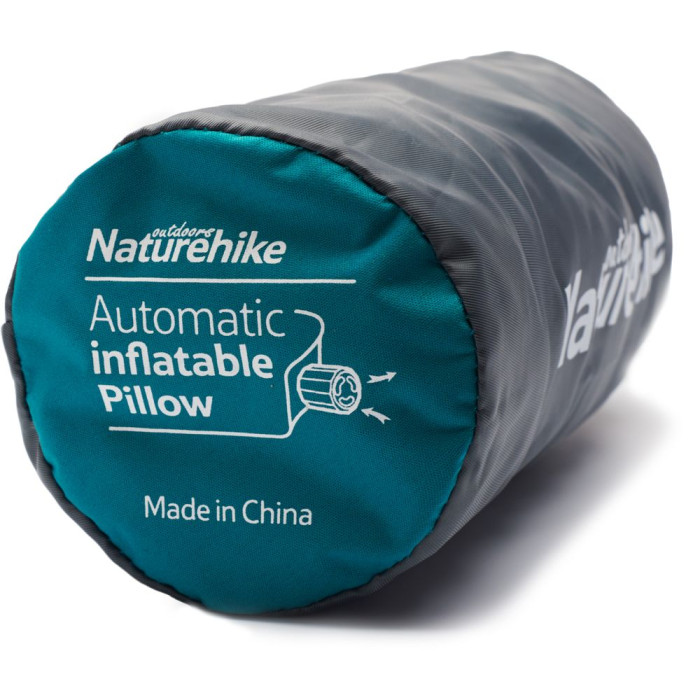 Подушка самонадувающаяся Naturehike Sponge automatic NH17A001-L, голубой  