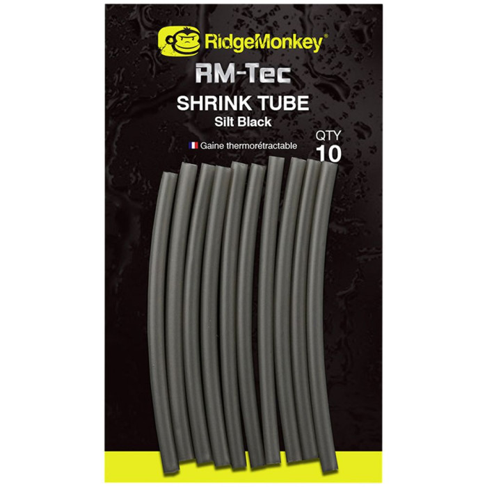 Термоусадочная трубка RidgeMonkey RM-Tec Shrink Tube 3.6mm (10 шт/уп) silt black  