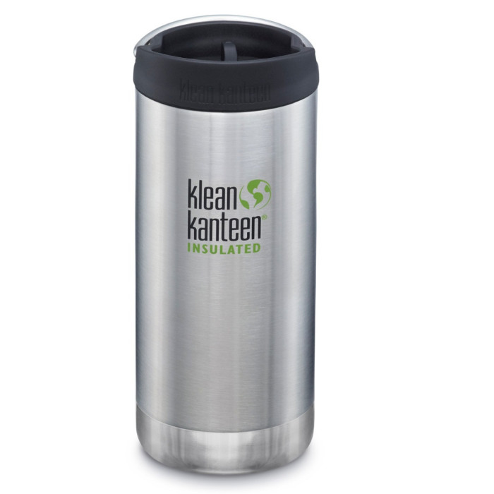 Термокружка Klean Kanteen TKWide Cafe Cap 355 мл - серая  