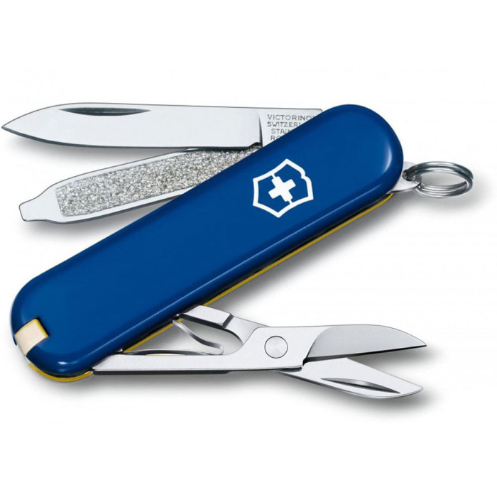 Нож Victorinox Classic SD Ukraine 58мм/7функ/син-желт  