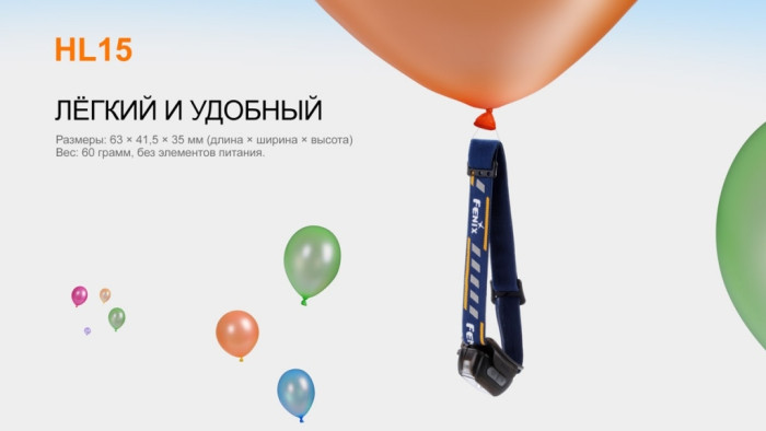 Фонарь Fenix HL15 Cree XP-G2 R5 Neutral White + Multitool Fonarik 2020 акционный  