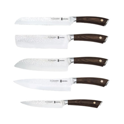 Набор из 5 кухонных ножей, SAKURA 3claveles OH0032, Испания
