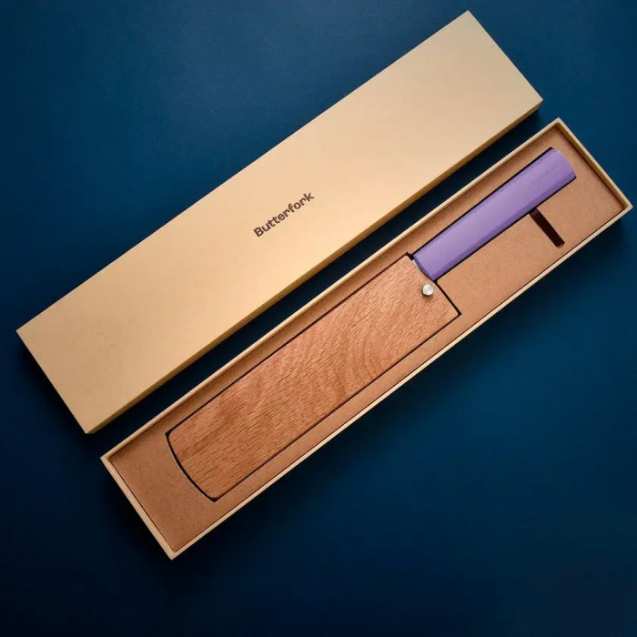 Нож кухонный Butterfork Nakiri AR-RPM9 ABS Mist Violet  