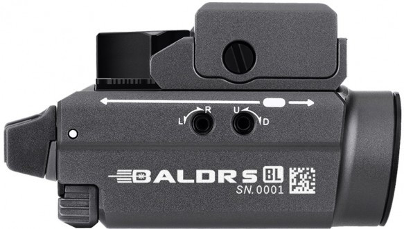 Фонарь Olight Baldr S, blue laser, gunmetal grey  