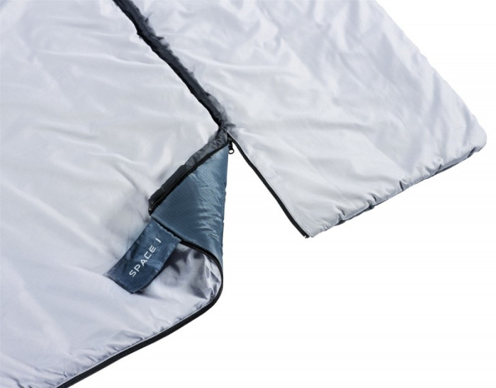 Спальный мешок Deuter Space II, titan-black, правый  