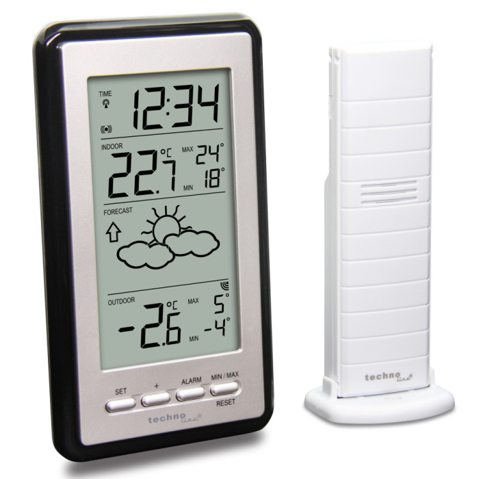 Метеостанция Technoline WS9130 IT Silver/Black (WS9130)  
