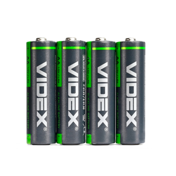 Батарейки щелочные Videx LR06/АА, 4 шт. упаковка (LR6/AA 4pcs S)  