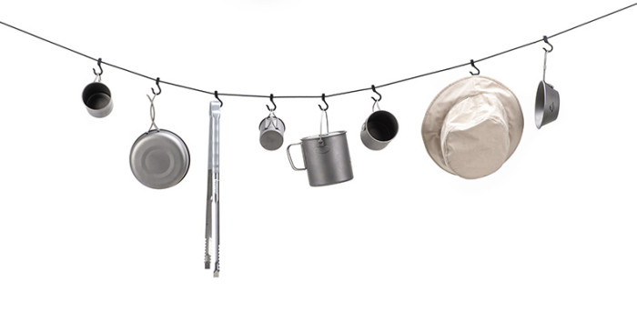 Веревка Naturehike NH19PJ040 430мм, темно-серый  