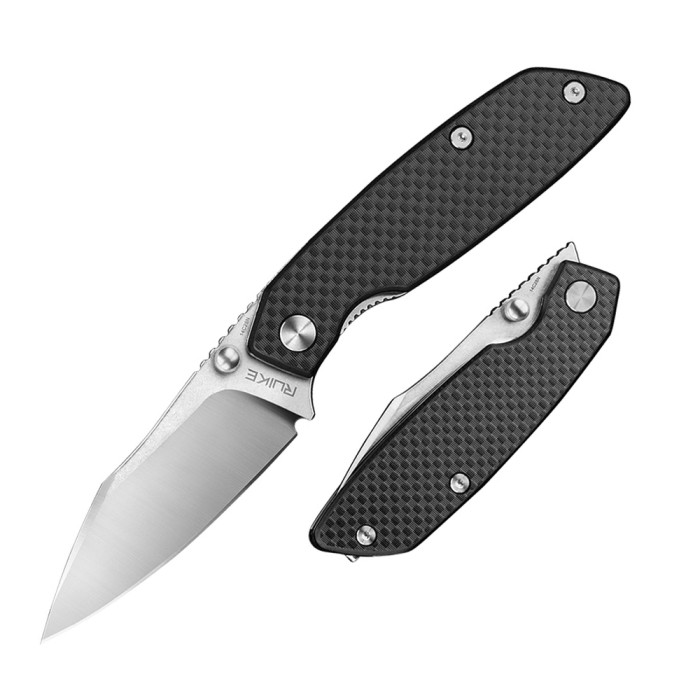 Нож складной туристический Ruike P746-CB, (8 см) 14C28N / G10 черный  