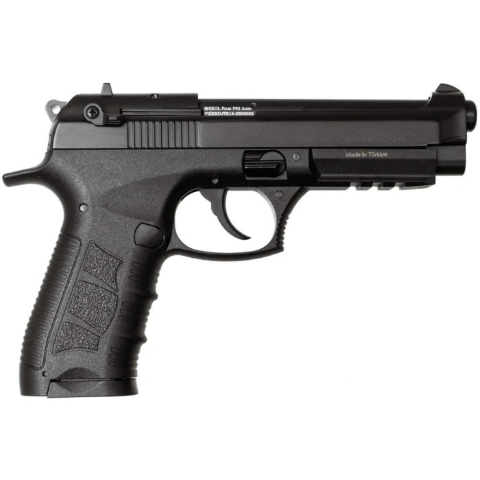 Шумовой пистолет EKOL Firat P92 Auto, калибр 9 мм P.A.K., черный  