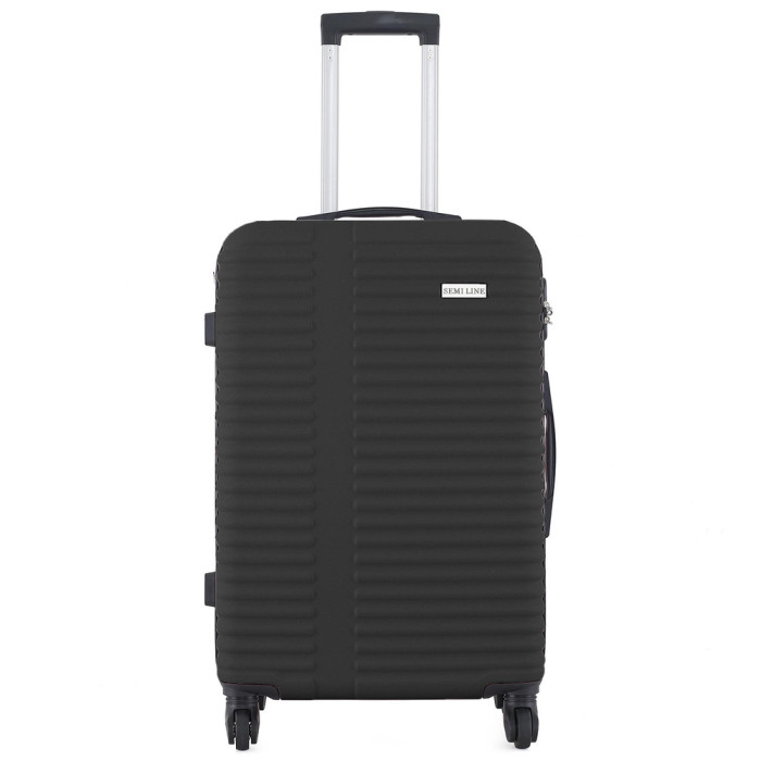 Чемодан Semi Line 24" (M) Black (T5647-3)  