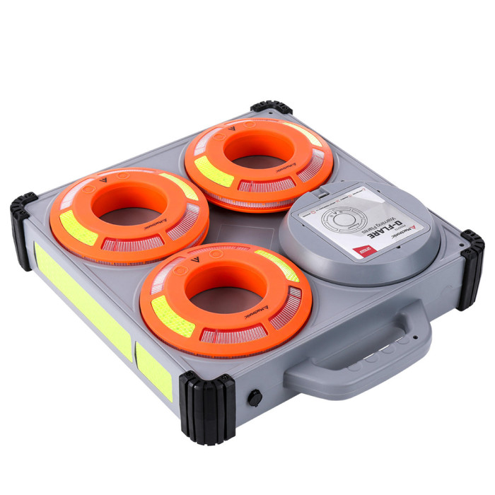 Комплект фонарей профессиональных Mactronic O-Flare (40 Lm) Amber Magnetic Recharg 12/220V (PSD0113)  