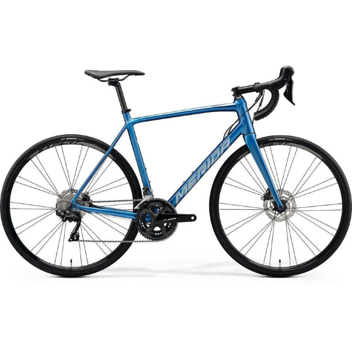 Велосипед Merida 2020 scultura disc 400 s silk light blue(silver-blue)  