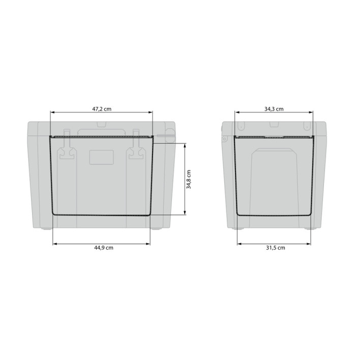 Термобокс Petromax Passive Cooler Box 50 л Бежевый  
