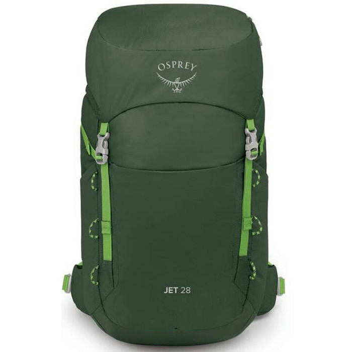 Рюкзак Osprey Jet 28 green canopy/limeline green - O/S - темно-зеленый  