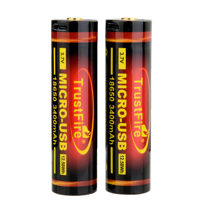 Аккумулятор Trustfire USB 18650  