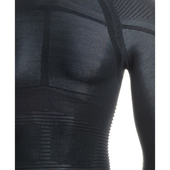 Футболка Accapi FIR Diamond Long Sleeve Shirt Man 999 black, M-L  