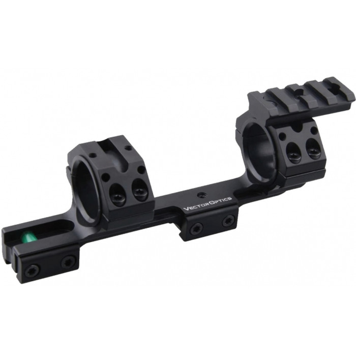 Моноблок Vector Optics 30 мм с пузырьковым уровнем на ласточкин хвост и планкой Пикатини сверху  