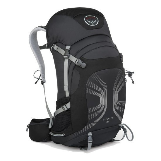 Рюкзак Osprey Stratos 36 Anthracite Black, размер S/M  