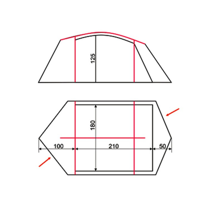 Палатка Terra Incognita Bravo 3  