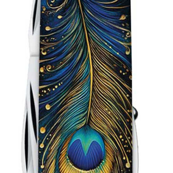 Складной нож Victorinox HUNTSMAN DESIGN Удивительное перо  