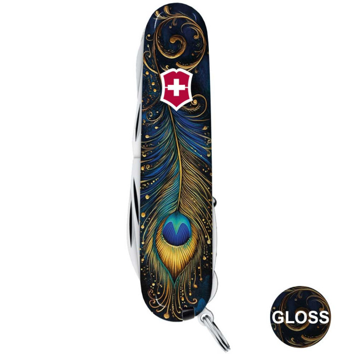 Складной нож Victorinox HUNTSMAN DESIGN Удивительное перо  