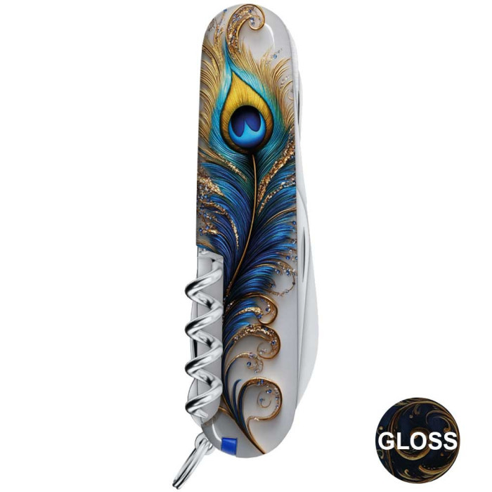 Складной нож Victorinox HUNTSMAN DESIGN Удивительное перо  