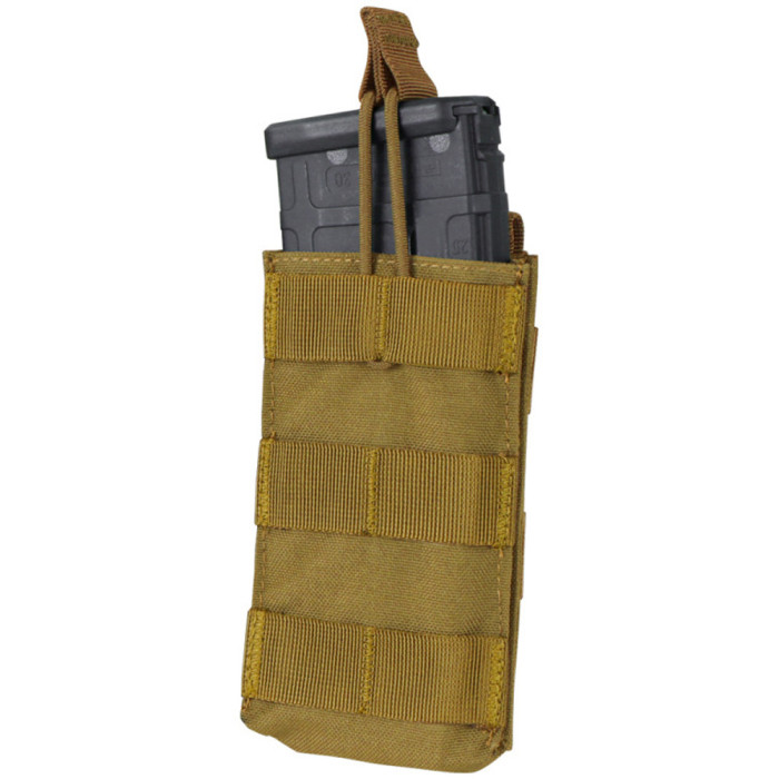 Подсумок Condor SINGLE M4/M16 MAG для 1-го магазина, открытый койот 
