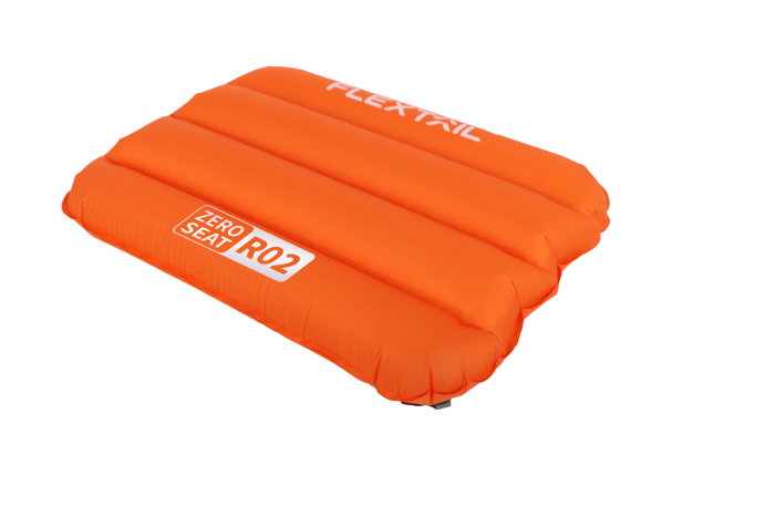 Сидушка надувная Flextail Zero Seat R02, 70 мм, оранжевая.  