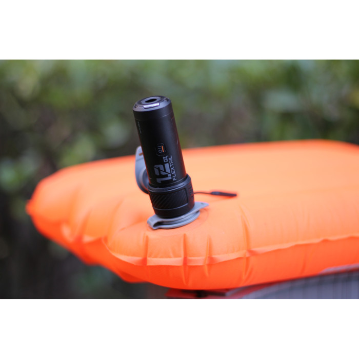 Сидушка надувная Flextail Zero Seat R02, 70 мм, оранжевая.  