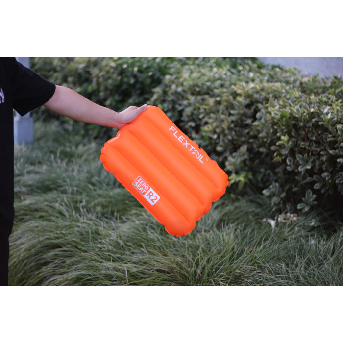 Сидушка надувная Flextail Zero Seat R02, 70 мм, оранжевая.  