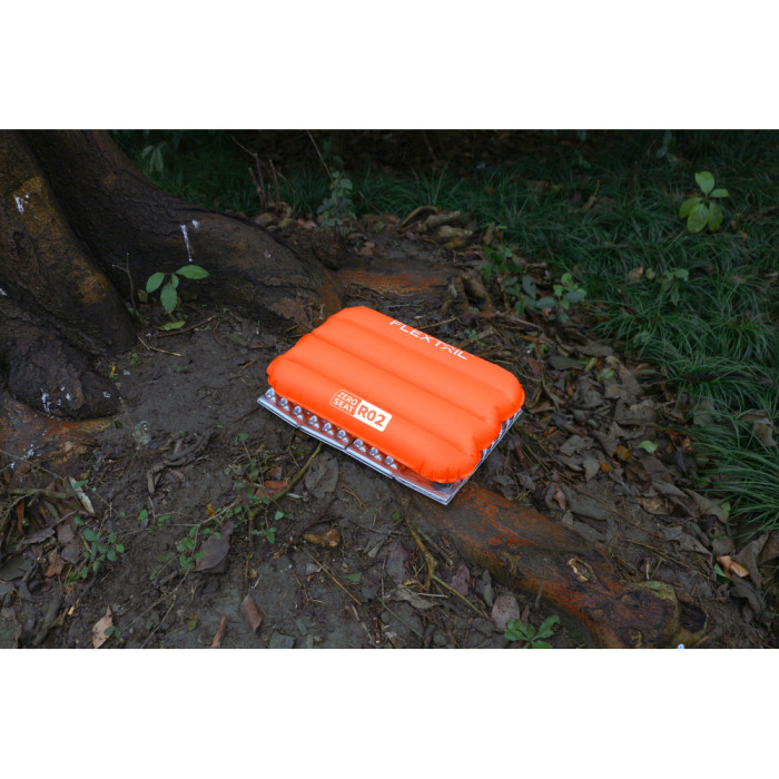 Сидушка надувная Flextail Zero Seat R02, 70 мм, оранжевая.  