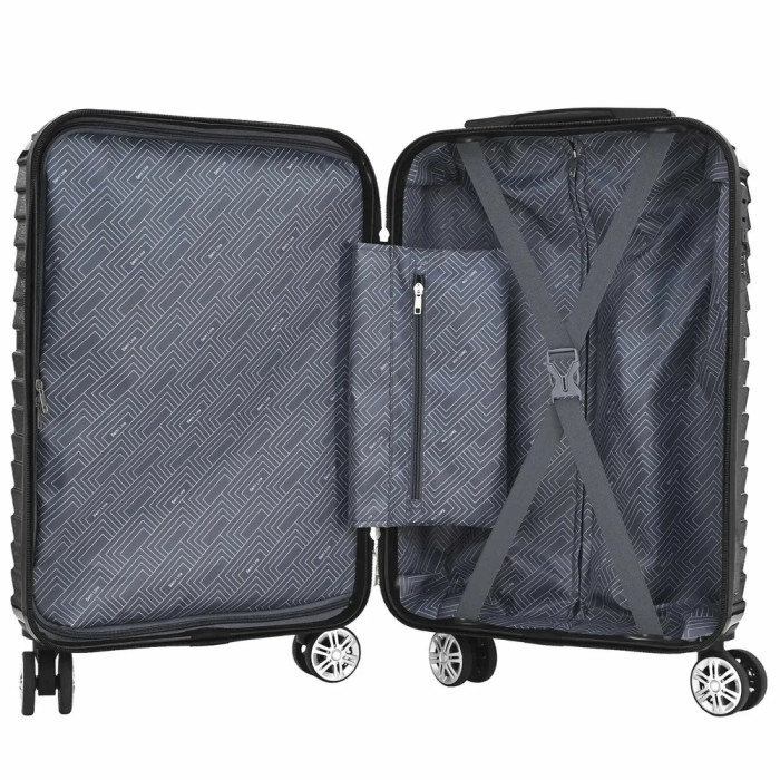 Чемодан Semi Line 20" (S) Black (T5765-1)  