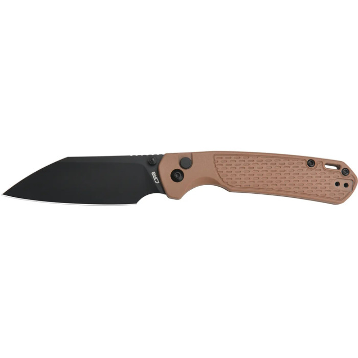 Нож CJRB Pyrite-Light Black Blade AR-SFII, FRN brown  