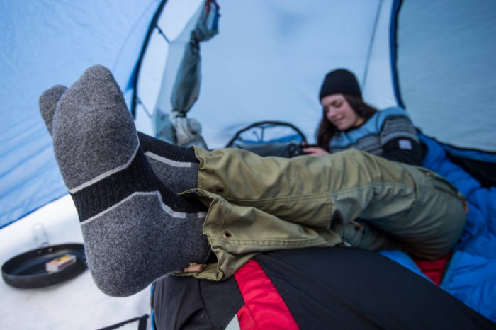 Термоноски Aclima WarmWool Socks Jet Black 44-48  