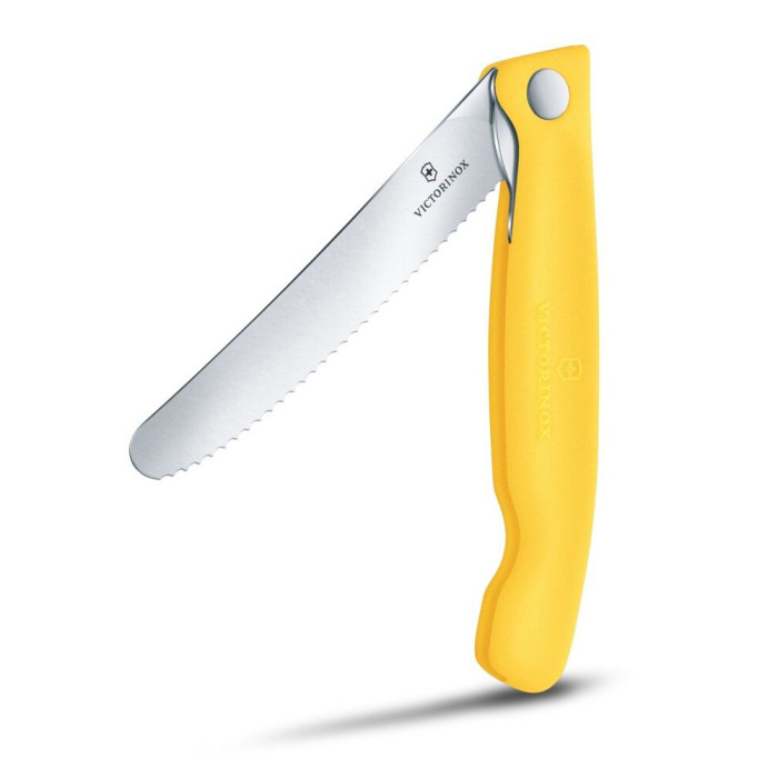 Складной нож для пикника Victorinox Swiss Classic 11см волн желт 6.7838.FC1  