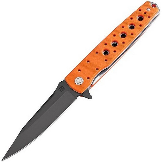 Нож Artisan Virginia BB, D2, G10 Flat orange  