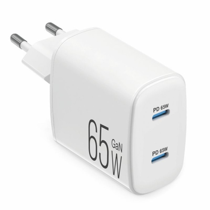 Сетевое зарядное устройство Brevia ePowerGaN PD65W 2xUSB-C  