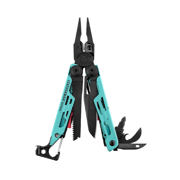 Мультитул Leatherman Signal Aqua 832733, нейлоновый чехол 
