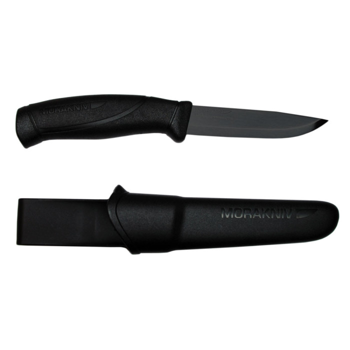 Нож Morakniv Companion BlackBlade, нержавеющая сталь, черный клинок, 12553 