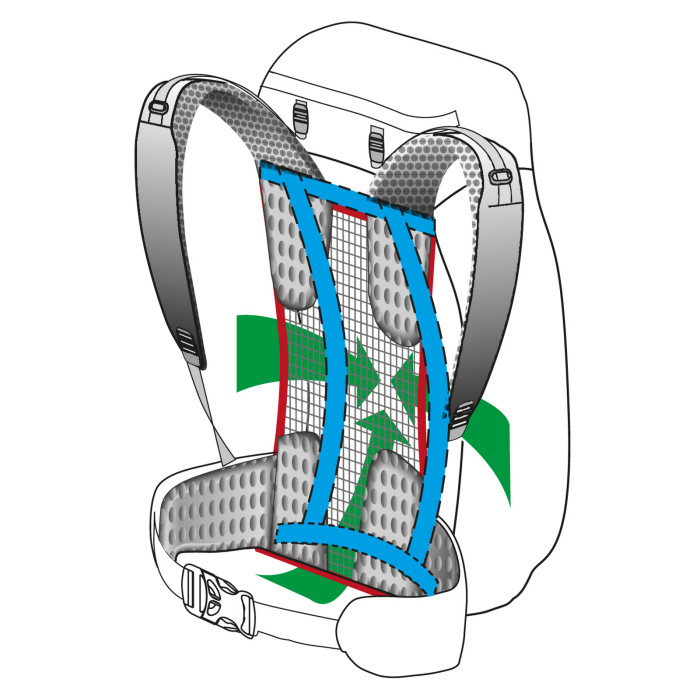 Рюкзак туристический Ferrino Finisterre Recco 48 Green  