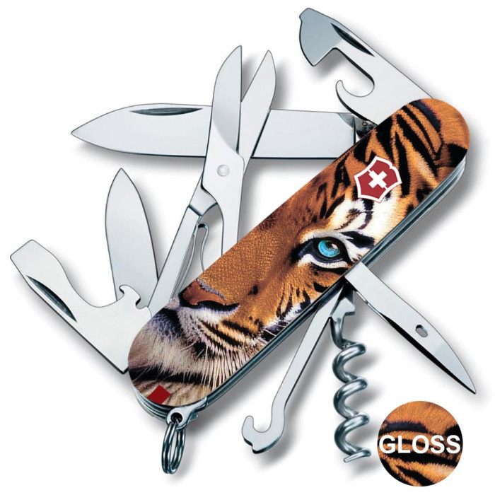 Складной нож Victorinox CLIMBER ANIMAL Тигр  