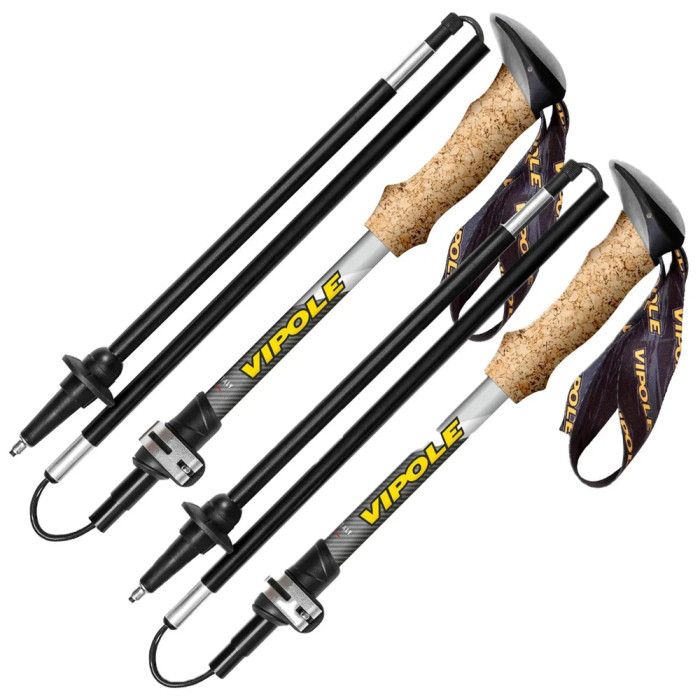 Палки трекинговые Vipole Fuji Carbon Cork 130 DLX (S25 39)  