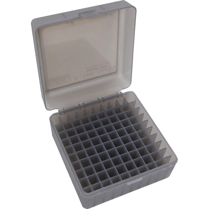 Кейс MTM для патронов. 308 Win на 100шт. дымчатый  